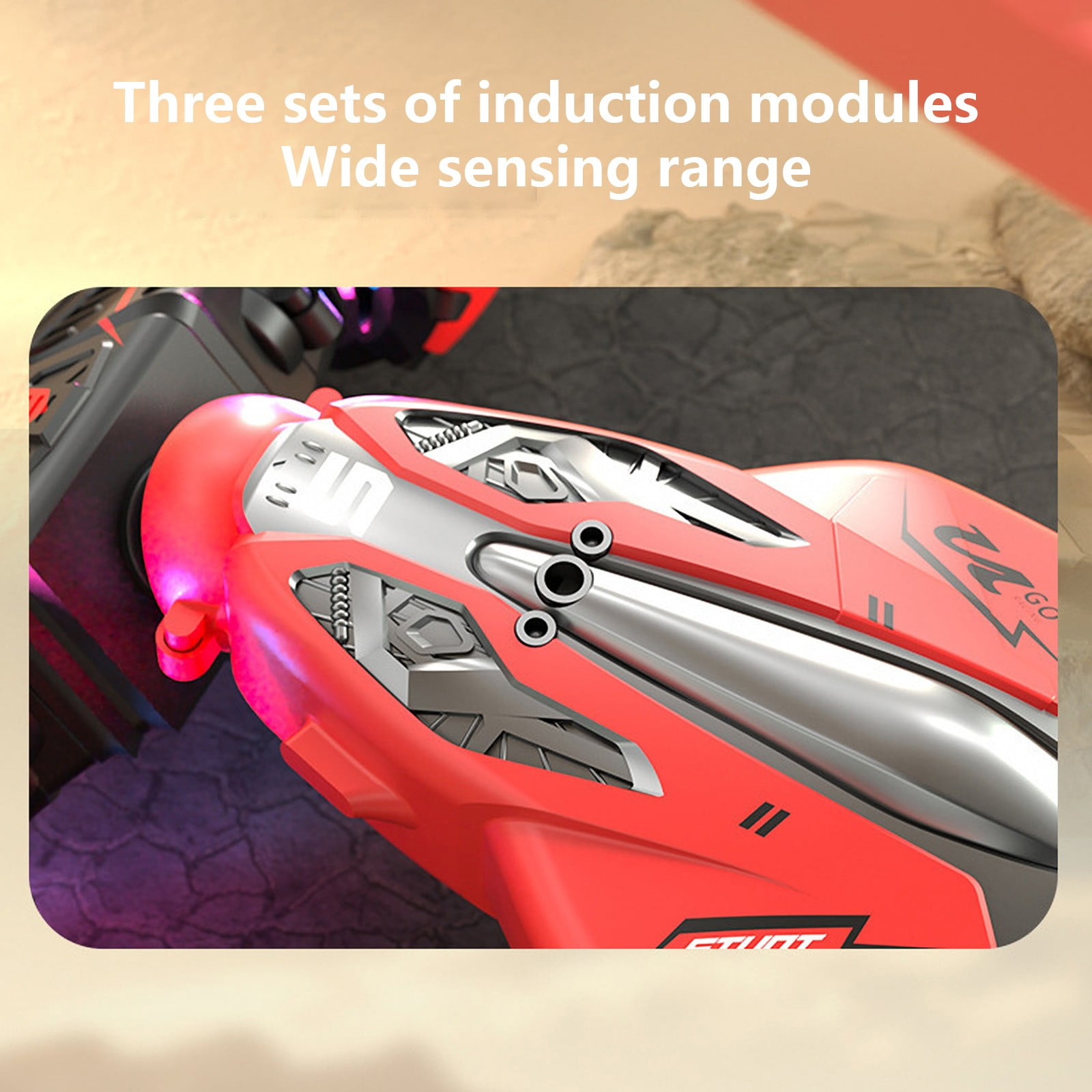 Dmlowu Remote Control Cars - Gesture Sensor/Handle Remote Control Toy Cars, Shockproof Stunt Rc Cars Toys Gift for Christmas Holiday Birthday Party