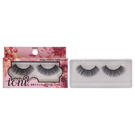 Lash Garden 3D Faux Mink Lashes - Sweet Bouquet by Ioni for Women - 1 Pair Eyelashes