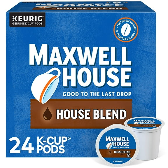 Maxwell House Blend Coffee K-Cup Pods Medium Roast 24/Box (5303) 1678078