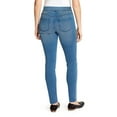 thumbnail image 1 of Gloria Vanderbilt Womens Avery Pull On Slim Skinny Fit Jeans, Blue, 4, 1 of 3