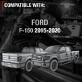 thumbnail image 4 of T1A Parking Sensors Housing Bezel, Rear Driver Side - Compatible with 2015-2020 Ford F-150 - Rear Bumper Parking Aid Sensor Bezel, Plastic - OEM FL3Z15K861AB, 4 of 5