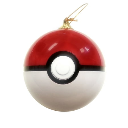 Pokeball Ornament Christmas Tree Pokemon Hanging Opens And Closes Pokémon Go