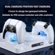 thumbnail image 3 of Estación de enfriamiento con soporte para consola de juegos PS5/Slim/Pro con estación de carga para dos controladores, ranuras para juegos, accesorios para consola de juegos, 3 of 8