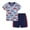 YGrey3307, variant on MEZZALL Boys Summer Outfits Cartoon Dinosaur Casual Crew Neck T-Shirt And Shorts Sets 6-7 Classic Kids Wear