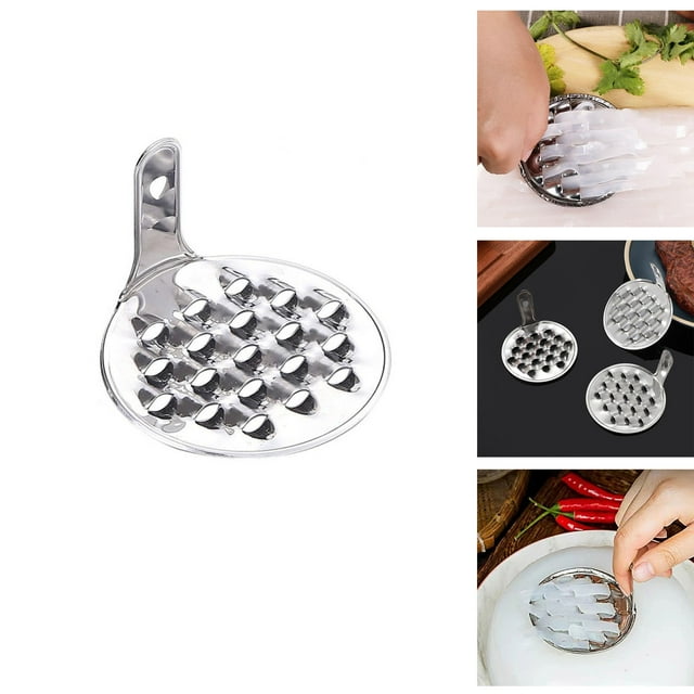 Versatile Stainless Steel Peeler Jelly Scraper Cold Jelly Grater Multifunctional Kitchen Tool for Homemade Pasta and Desserts
