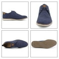 thumbnail image 5 of HA-EMORE Men's Casual Oxford Shoes, Men's Dress Shoes, Leather Stylish Lace-up Wingtip Brogues, Business Casual Formal Derby Shoe, 5 of 7