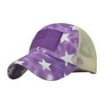 thumbnail image 2 of Embroidery Solid Color Duck Hat Trend Personality Outdoor Print Breathable Mesh Hat Baseball Caps hats for men Purple, 2 of 7