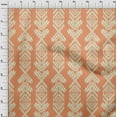 thumbnail image 4 of oneOone Cotton Flex Dark Peach Fabric Aztech Fabric For Sewing Printed Craft Fabric By The Yard 40 Inch Wide, 4 of 4