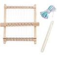 thumbnail image 6 of Weaving Tool Kit Including 1 Pc Wood Knitting Looms Shuttle and 1 Pc Wood Weaving Comb Loom Machine Accessories, 6 of 9
