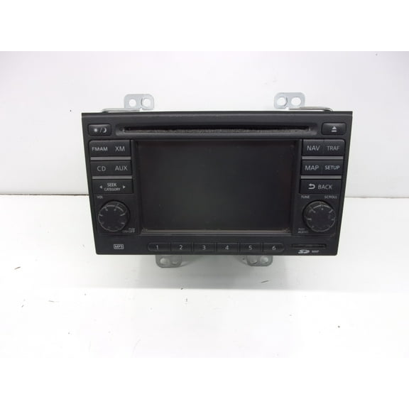 Pre-Owned 2013-2015 Nissan Rogue Satellite Navigation Radio Receiver CD Player OEM - Verify Specific Vehicle Fitment In Description - (Good)