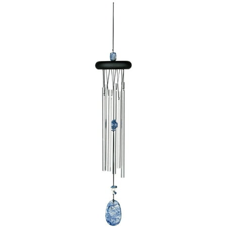 Woodstock Windchimes Woodstock Chakra Chimes Lapis, Wind Chimes For Outside, Wind Chimes For Garden, Patio, and Outdoor Décor, 17"L