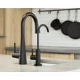 thumbnail image 3 of Moen 7664BL Sleek Single Handle Pull Down Bar Faucet - Matte Black, 3 of 7