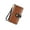 brown-black, variant on KALUNMA Wallets for Women Genuine Leather Credit Card Holder with RFID Blocking Large Capacity Wristlet