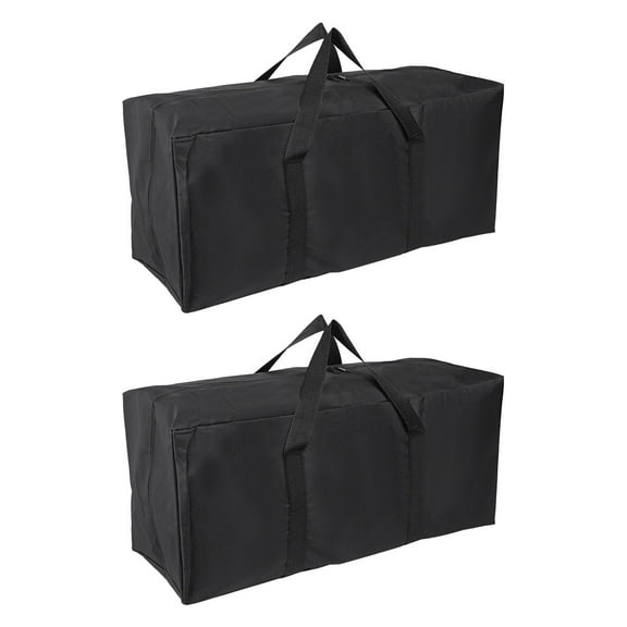 Uxcell Camp Chair Replacement Bag, Camping Folding Chair Bag with Handle Strap, 28 x 10 x 12 Inch for Outdoor (2 Pack, Black)