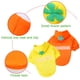 thumbnail image 3 of 2 sudaderas con capucha para perros de invierno, ropa cálida para perros pequeños, abrigo para cachorros y gatos (amarillo+naranja), 3 of 6