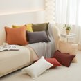 thumbnail image 5 of Xiao Hua 2 fundas de almohada de algodón lavado de color liso. Clásicas y atemporales, fundas de almohada sencillas de color puro, que quedan genial en cualquier cama. 50 x 50 cm (blanco)., 5 of 5
