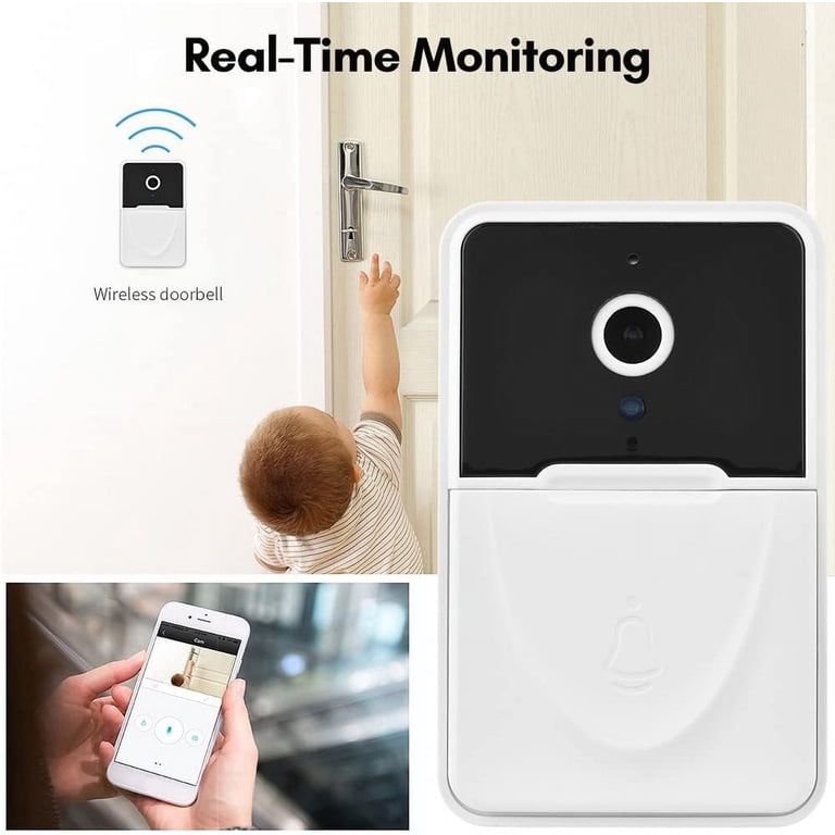 Smart Doorbell Camera Smart - 1080p With AI Human Detection & Color ...