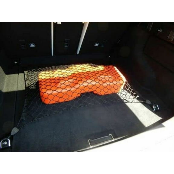 EACCESSORIES EA Trunk Organizer Cargo Net for Jaguar F-PACE 2017-2023 – Floor Style Cargo Net for SUV – Premium Mesh Elastic Car Trunk Organizer Vehicle Carrier Storage – Compatible with Jaguar F-PACE