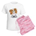 thumbnail image 6 of CafePress - Blenheim CKCS Rocker Women's Light Pajamas - Women's Short Sleeve Print T-Shirt and Pants Light Cotton Pajama Set, 6 of 7