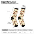 thumbnail image 2 of Fuzoiu Ladybug And Bee Print Athletic Crew Socks for Men & Women,Casual Crew Socks,Above Ankle Crew Socks for Business, Casual, 2 of 6