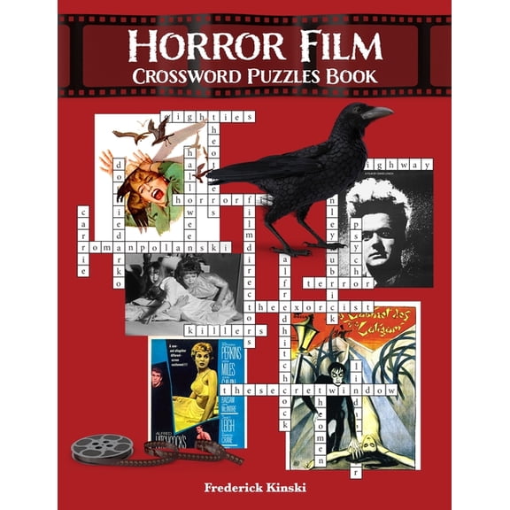 Horror Film Crossword Puzzles Book, (Paperback)