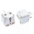 thumbnail image 3 of Universal CN US EU to AU Plug Adapter 2 in 1 Australia Converter Socket China New Zealand Travel Plug Adaptor 10A White Black, 3 of 5