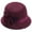 Wine, variant on Prolriy Hats for Women, Womens Linen Sunshade Hat Breathable Big Flower Princess Hat Bucket Hat Cloche Hat Coffee