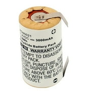 Synergy Digital Shaver Battery, Compatible with Philips HP1310 Shaver, (Ni-MH, 1.2V, 3000mAh) Ultra High Capacity, Replacement for Philips Battery