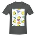 thumbnail image 4 of Bingfone Orange Green Avocado Men'S Loose Fit Short-Sleeve Pocket T-Shirt, 4 of 7
