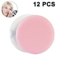 thumbnail image 1 of 12 borlas redondas de maquillaje con cojín de aire, esponja para mezclar sin látex y borla de maquillaje para base líquida, crema, polvos y corrector., 1 of 8