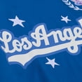 thumbnail image 3 of Women's Mitchell & Ness Royal Los Angeles Dodgers Pep Rally Cropped Boxy T-Shirt, 3 of 6