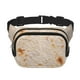 thumbnail image 1 of Fotbe Tortilla Cangurera Cuadrada con Estampado de Doble Capa, Bolsa de Cintura Ajustable Mini para Hombres y Mujeres, 1 of 9