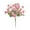 Pink, variant on 1 Pc 12.2" Compact Multi-Head Artificial Flowers Bouquet, Silk Mini Carnations Wildflower Bush for Tabletop Vase Decor, Elegant Champagne Gold
