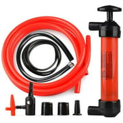 DAMEING Multi-Use Siphon Fuel Transfer Pump Kit Portable Manual Oil Suction Pump with Dipstick Tube Fluid Fuel