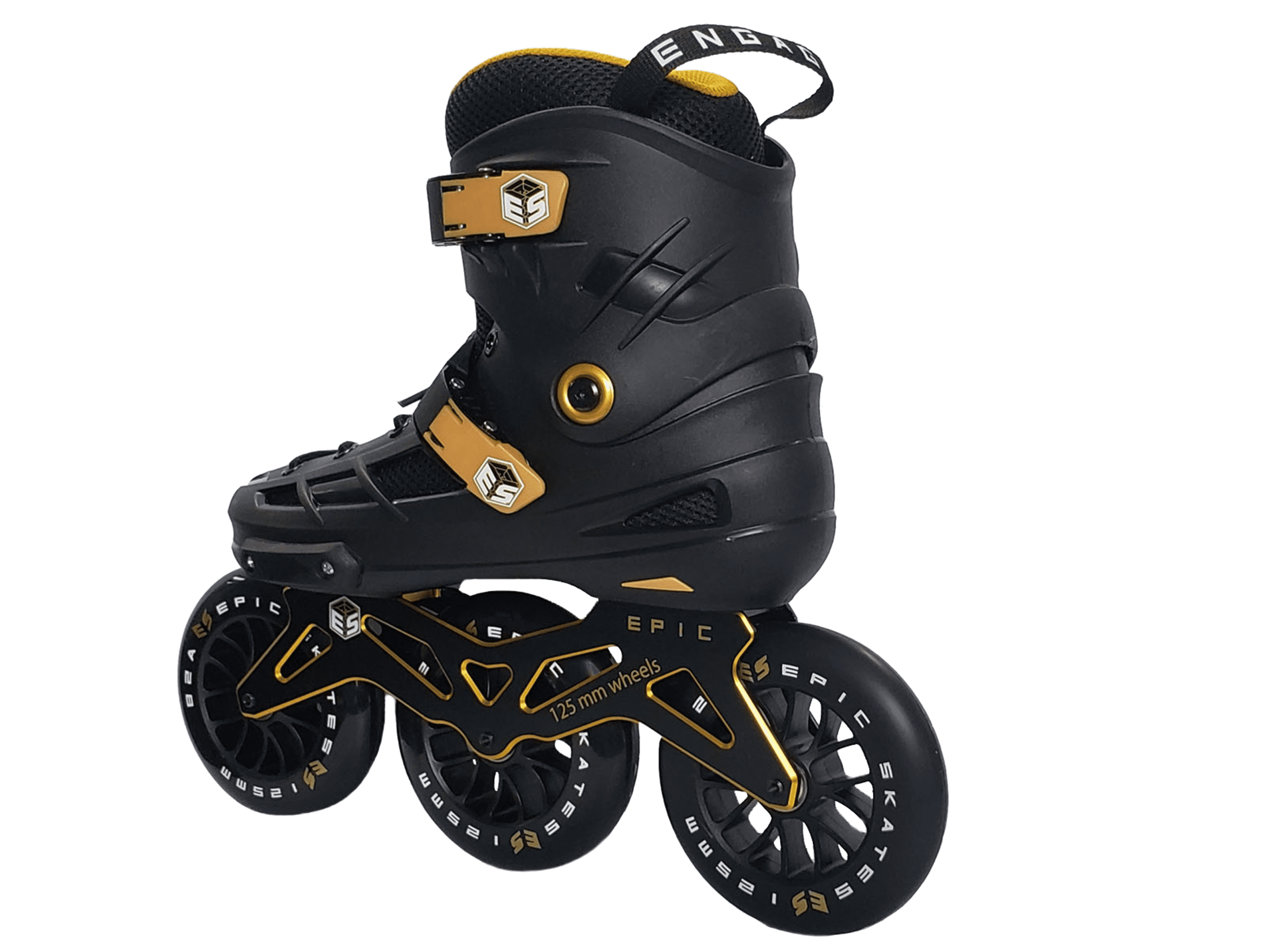 Epic Skates 125mm Engage 3Wheel Inline Speed Skates New Roller Skates