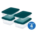 thumbnail image 4 of Sterilite Set Of (4) 11.4L Boxes - Blue, 4 of 5