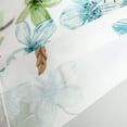 thumbnail image 5 of Elegant Floral Farmhouse Valance, Blue and Green Flowers Decorative Window Curtain Drapery for Cafe, Restaurant, School, Rod Pocket, 52 x 18 in, 5 of 6