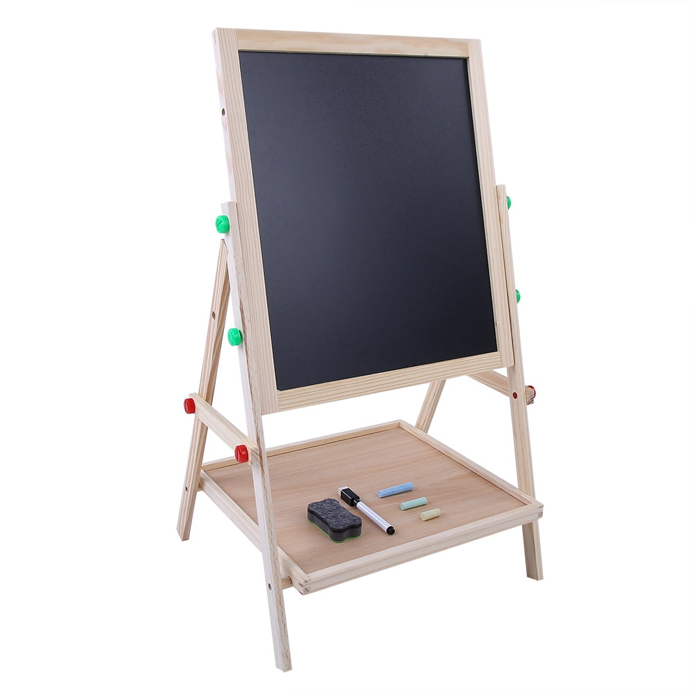 Ccdes Art Wooden Drawing Board,Double Side Drawing Board,2 In 1 Double