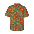 thumbnail image 3 of Daiia Abstract Pattern Hawaiian Shirt for Men Gentle Cotton Regular Short Sleeve Casual-3X-Large, 3 of 9