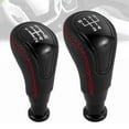 thumbnail image 6 of LLDI 5 Speed 1xLeather Gear Shift Knob Shifter Lever Auto Handball for Lada for Vesta A 2, 6 of 7