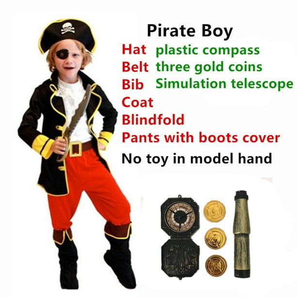 Déguisement roi Pirate enfant carnaval anniversaire Halloween