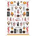 thumbnail image 1 of Calcomanía De Diseño De Uñas De La Marca De Navidad De Halloween Para Manicura/Adhesivo/Decoración De Papel De Aluminio, 1 of 4