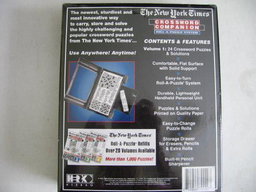 New York Times Crossword Companion Roll A Puzzle System Vol 2 & 3 Refills Gift 