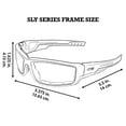 thumbnail image 4 of Global Vision Sly Yellow Foam Padded Motorcycle Sunglasses for Bikers Moped ATV Quad, 4 of 7