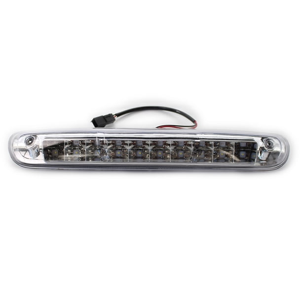 sweethay Luz de freno de montaje alto PC carcasa de plástico tercera lámpara de parada luz trasera suministros de iluminación reemplazo para Bombillas para automóviles Blanco
