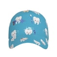 thumbnail image 2 of Fotbe Cute Healthy Teeth Baseball Cap, Cute Healthy Teeth Print Dad Hat,Outdoor Hat,Adjustable Sports Cap, Perfect For Activities, 2 of 9