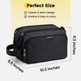thumbnail image 2 of Neceser de viaje Vorspack para hombre resistente al agua, color negro, 2 of 7