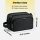 thumbnail image 2 of Neceser de viaje Vorspack para hombre resistente al agua, color negro, 2 of 7