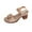 Khaki, variant on VEKDONE Beach Sandals for Women Women's Fashion Casual Spring And Summer New Hollow Buckle Fish Mouth Thick Heel Sandals