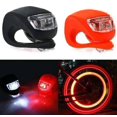thumbnail image 3 of 10x Bicycle Lamp Bicycle Front Light Taillight Wheel Light Led Silicone Lamp, 3 of 5